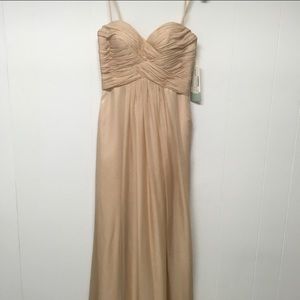 Beige formal gown
